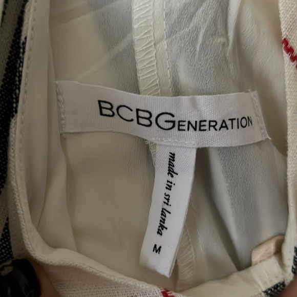 BCBGENERATION, Striped Linen Blend Dress - Picture 4 of 8